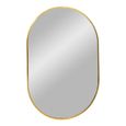 Madrid Mirror - Oval - Wall - Brass - 50cm x 80cm