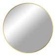 Madrid Mirror - Round - Wall - Brass - 80cm x 80cm
