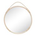 Malo Mirror - Round - Hanging Wall - Rattan - 50cm x 50cm