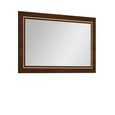 Modern Eva Wall Mirror - 135cm - Walnut with Gold Trim