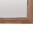 Monza Natural Acacia Wood - Wall Mirror