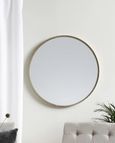 Curlew Metal Round Wall Mirror