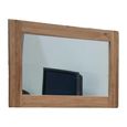Rustic Oak Wall Mirror - 60cm x 90cm - Oak