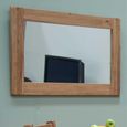 Rustic Oak Wall Mirror - 60cm x 90cm - Oak