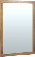 Shaker Oak Rectangular Wall Mirror - 130cm x 90cm