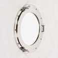 Port Hole Mirror - Silver - Round - 38.5cm x 38.5cm