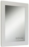 Signature Grey Painted Wall Mirror - Rectangular - 81cm x 111cm
