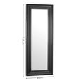 Tokyo Wall Mirror - Rectangular - Tall - Black - 45cm x 115cm