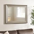 Tokyo Wall Mirror - Rectangular - Small - Pewter - 65cm x 85cm