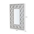 Wall Mirror - Torino - Rectangular - Grey - 79cm x 118cm