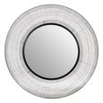 Trento Wall Mirror - Black Circular