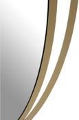 Trento Wall Mirror - Oval - Gold Double Ring Design