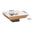 Roma Occasional Table - Angled Edge - Marble - Variation Available
