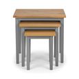 Cleo Nest of Tables - Set of 3 - Grey and Oak