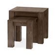 Turin Dark Oak Nest of Lamp Tables