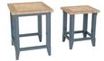 Signature Blue Nest of Tables - Set of 2