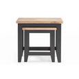 Bordeaux Nest of Tables - Set of 2 - Grey