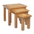 Appleby Nest of Tables - Set of 3 - Oak