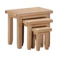 Wilmont Nest of Tables - Set of 3 - Oak