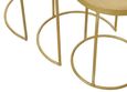 Suar Nest of 3 Tables - Gold