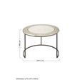 Akola Nest of 2 Tables - Round - Gold