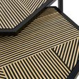 Babita Nest of 2 Tables - Hexagon - Black Metal