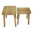 Scandic Nest of Tables - Set of 2 - Oak