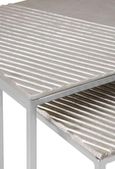 Templar Nest of Tables - Set of 2 - Silver Metal