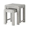 Amsterdam Nest of 2 Tables - Grey Washed Oak