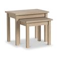 Modern Country Oak - Nest of Tables - Set of 2