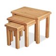 Salisbury Premium Nest of 3 Tables - Oak