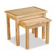 New Trinity Nest of Tables - Set of 2 - Natural Oak