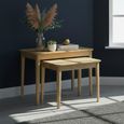 Bath Nest of Tables - Set of 2 - Oak