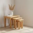 Salisbury Premium Nest of 3 Tables - Oak