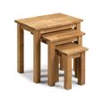 Coxmoor Nest of Tables - Set of 3 - Oak