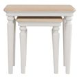 Cromwell Nest of Tables - Set of 2 - Grey Painted