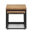 Brooklyn Nest of Tables - Set of 2 - Oak