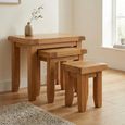 Somer Nest of Tables - Set of 3 - Oak