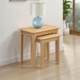 Cotswold Nest of Tables - Set of 2 - Oak