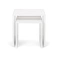 Manhattan Nest of Tables - Set of 2 - White Gloss