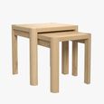 Stockholm Nest of Tables - Oak