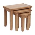 Hampshire Oak Nest of 3 Tables