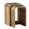 Aspen Nest of Tables - Set of 2 - Industrial - Reclaimed Wood
