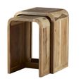 Aspen Nest of Tables - Set of 2 - Industrial - Reclaimed Wood