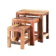 Coastal Nest of Tables - Set of 3 - Reclaimed Wood