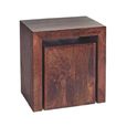 Dakota Nest of Tables - Set of 2 - Cubed - Dark Mango Wood