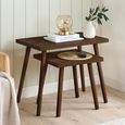Herringford Nest of Tables - 2 Tier - Walnut