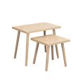 Herringford Oak Nest of Tables - 2 Tier