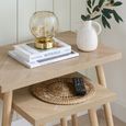 Herringford Oak Nest of Tables - 2 Tier