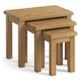 Burford Nest of 3 Tables - Oak